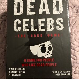 Dead Celebs Card Game - A game for people who like dead people
